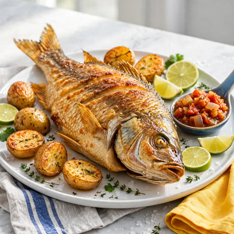 Baked cachama